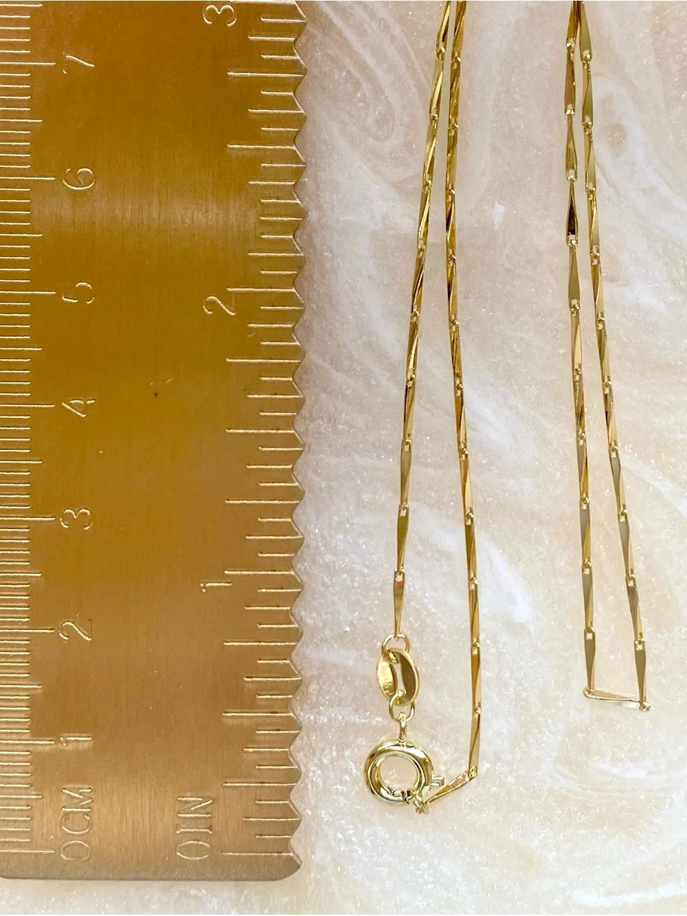 Gold Figaro-Style Necklace